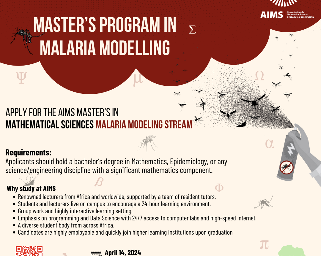 Programa de mestrado em Modelagem da malária